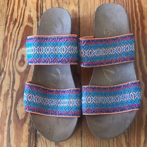 Rocket Dog Birkenstock-Style Multi-Color Sandals